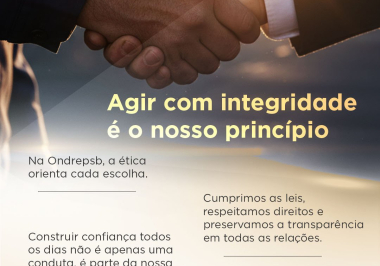 Preservamos a transparência em todas as relações