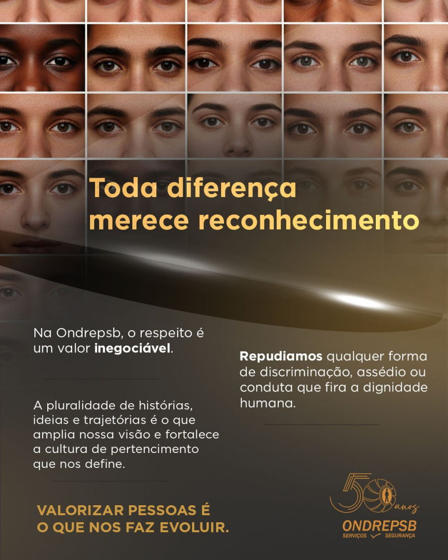 O Respeito é um valor inegociável