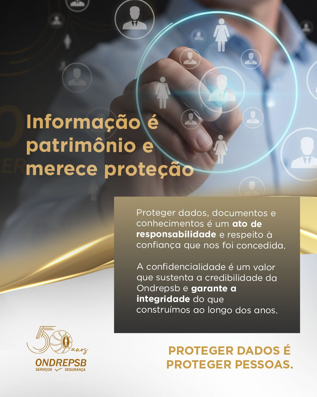 Proteger dados é proteger pessoas